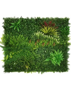Pannello Decorativo Siepe Artificiale Interni Esterni 100 x 100 x h5 cm Spring 2