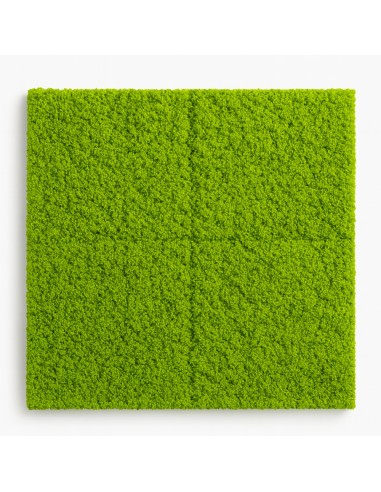 Pannello Decorativo Siepe Artificiale Interni Esterni 50 x 50 x h3 cm Muschio  
