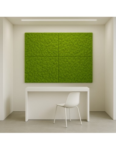 Pannello Decorativo Siepe Artificiale Interni Esterni 50 x 50 x h3 cm Muschio  