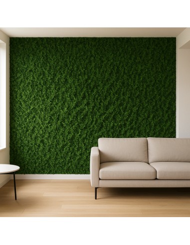 Pannello Decorativo Siepe Artificiale Interni Esterni 50 x 50 x h3 cm Felce  