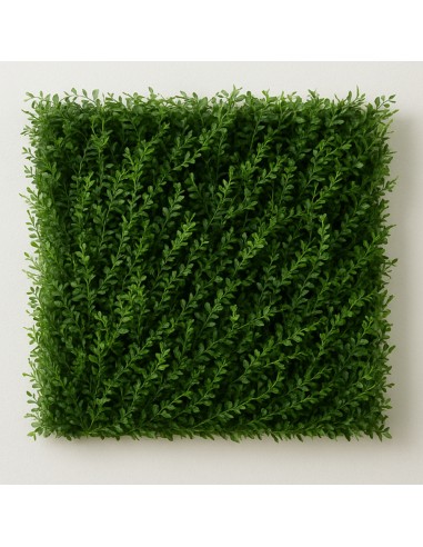 Pannello Decorativo Siepe Artificiale Interni Esterni 50 x 50 x h3 cm Felce  