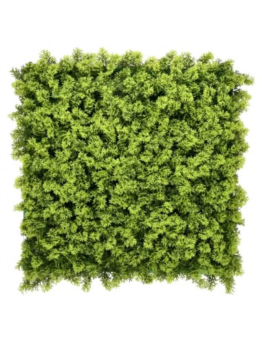 Pannello Decorativo Siepe Artificiale Interni Esterni 50 x 50 x h3 cm Lichene 