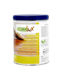 Ecolux Flatting Ad Acqua Vernice Legno Satinata Trasparente 2