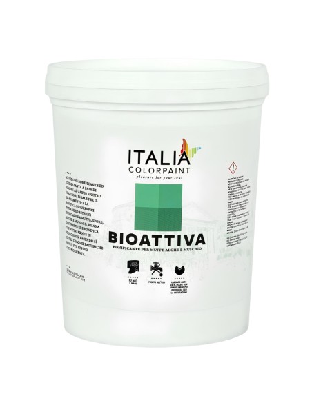 Bioattiva Bonificante Igienizzante Per Risanamento Pareti Da Muffa Alghe Muschi