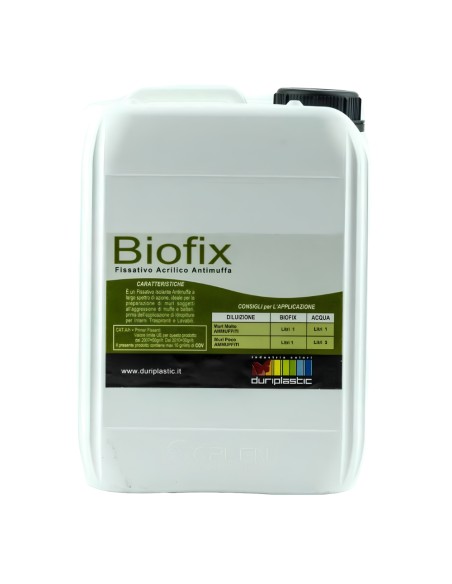 Biofix Fissativo Bonificante Sanificante Antimuffa Antialga Per Pretrattare Muri