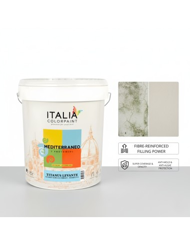 Idropittura Titanus Levante Bianca Al Quarzo Antialga E Antimuffa Per Facciate