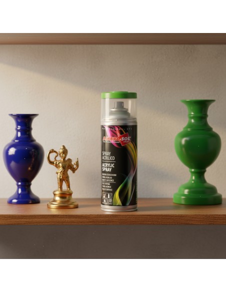 Smalto Acrilico Multiuso RAL 1018 Giallo Zinco Spray 400 ml