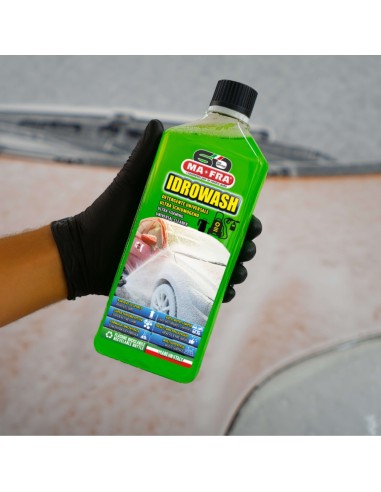 Mafra IDROWASH Detergente Ultra Schiumogeno Concentrato Auto, Moto E Camper 1L