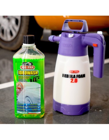 Mafra IDROWASH Detergente Ultra Schiumogeno Concentrato Auto, Moto E Camper 1L