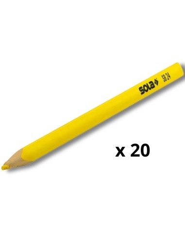 Matita Speciale SB 24 Colore Giallo Legno Supporti Scuri Confezione 20 Pezzi