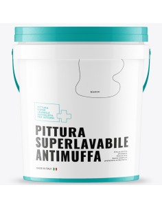 FORTUNATO Pittura Ultra Opaca Super Lavabile Antimuffa Protezione Antibatterica
