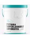 FORTUNATO Pittura Ultra Opaca Super Lavabile Antimuffa Protezione Antibatterica