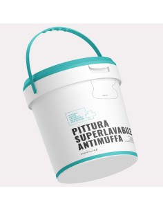 FORTUNATO Pittura Ultra Opaca Super Lavabile Antimuffa Protezione Antibatterica 2