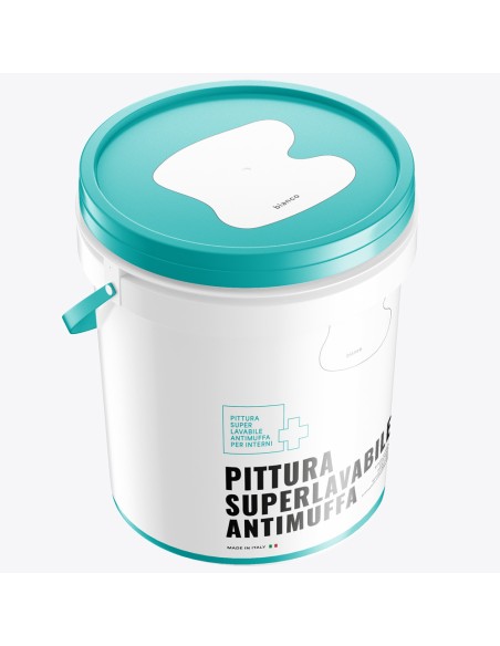 FORTUNATO Pittura Ultra Opaca Super Lavabile Antimuffa Protezione Antibatterica