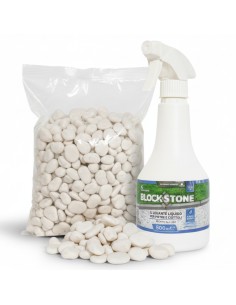 Kit Stabilizzazione Ciottoli Sacco da 5 Kg  Con Legante Confezione 0,5 L 