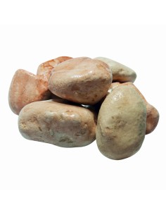 Ciottolo In Marmo Rosa Corallo Per Decorazioni Esterne