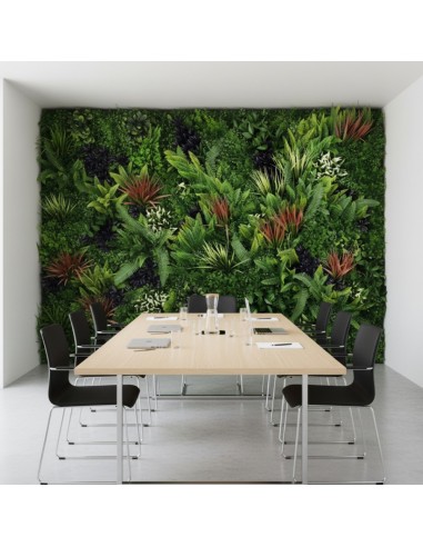 Pannello Decorativo Siepe Artificiale Interni Esterni 100 x 100 x h5 cm Kenya 