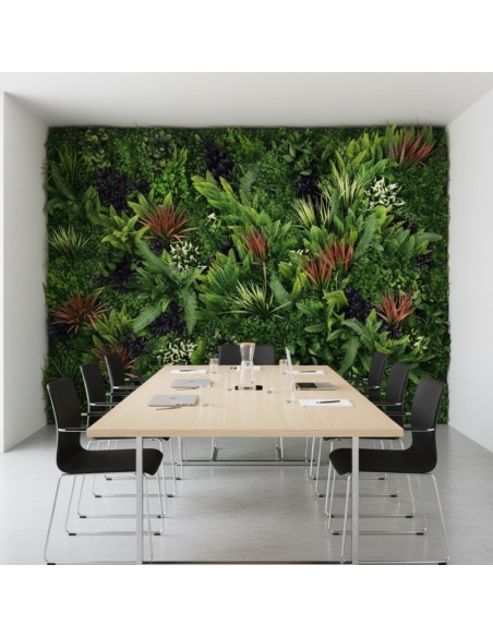 Pannello Decorativo Siepe Artificiale Interni Esterni 100 x 100 x h5 cm Kenya 