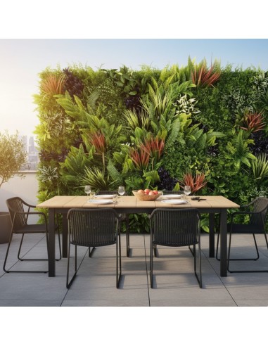 Pannello Decorativo Siepe Artificiale Interni Esterni 100 x 100 x h5 cm Kenya 