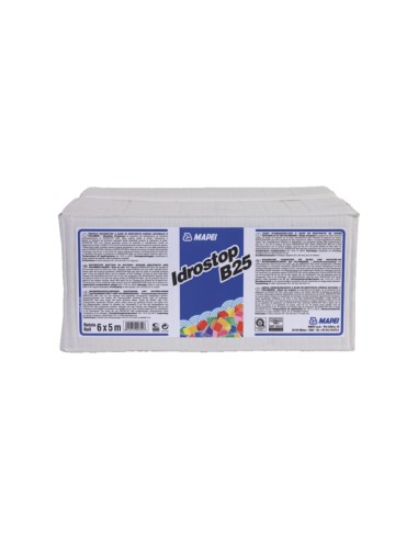 Giunto Bentonitico Mapei IDROSTOP B25 Idroespandente Rotolo 5 Metri