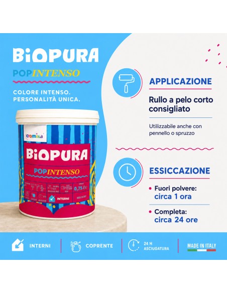 PopIntenso Palestra E Decori Interni Pittura Murale Lavabile E Coprente Cromika