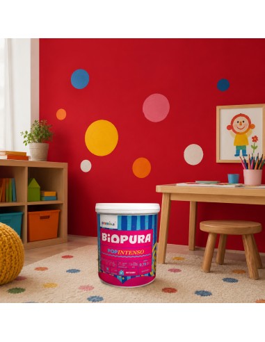 PopIntenso Palestra E Decori Interni Pittura Murale Lavabile E Coprente Cromika
