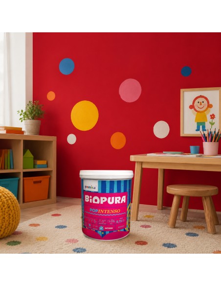 PopIntenso Palestra E Decori Interni Pittura Murale Lavabile E Coprente Cromika