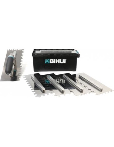 BIHUI Set Cazzuole Dentate Intercambiabili Mod. PTSJG8