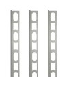 Profili In Alluminio Verniciato Colore Grigio Medio 112 a L per Finitura Parete Proangle