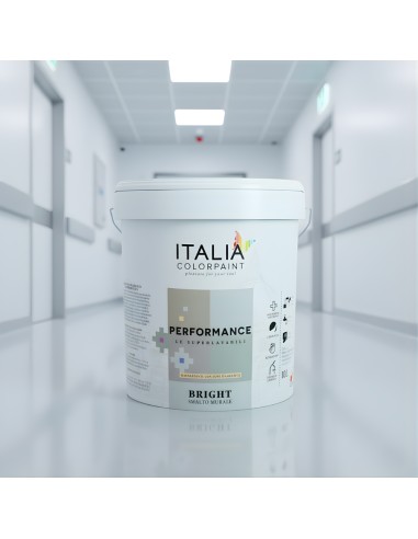 Smalto Murale all’Acqua Bianco Performance Bright – Lucido, Opaco o Satinato