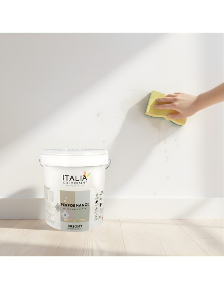 Smalto Murale all’Acqua Bianco Performance Bright – Lucido, Opaco o Satinato