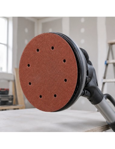 AUSONIA Disco Abrasivo Velcrato Ø 200 mm – Grane da 40 a 220 gr.