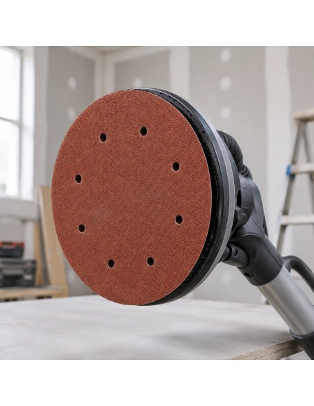 AUSONIA Disco Abrasivo Velcrato Ø 200 mm – Grane da 40 a 220 gr.
