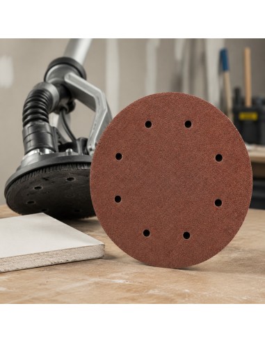 AUSONIA Disco Abrasivo Velcrato Ø 200 mm – Grane da 40 a 220 gr.