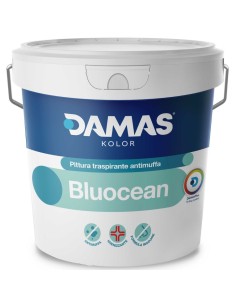 Damas Kolor Idropittura Traspirante Antimuffa Bluocean Interni