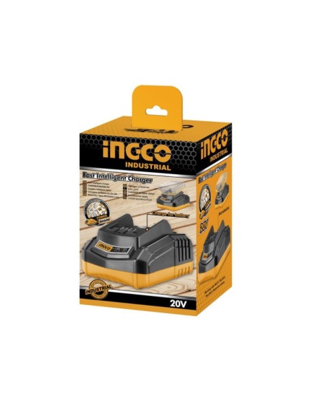 Caricabatterie Portatile 20V 110V-240V Ricarica Rapida Sicura Elettroutensili