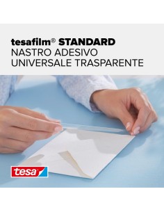 TESA Tesafilm Standard Nastro Adesivo Multiuso 66m x 15mm - 10 Rotoli 2