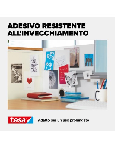 TESA Tesafilm Standard Nastro Adesivo Multiuso 66m x 15mm - 10 Rotoli