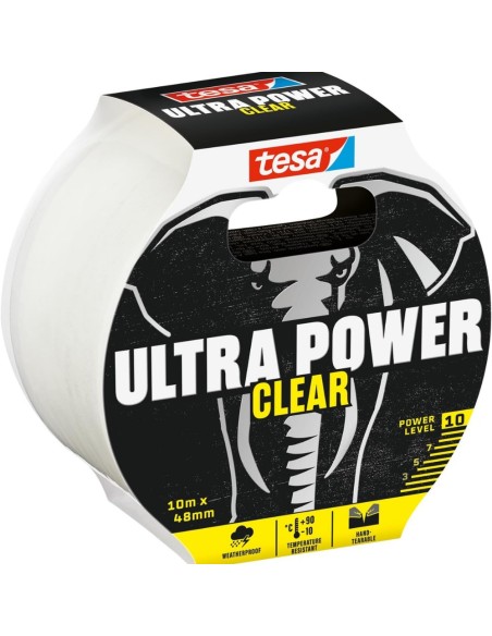 TESA Nastro Di Riparazione Trasparente Ultra Power Clear 10m x 48mm