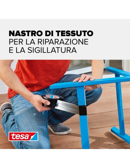 TESA Extra Power Universal Nastro Adesivo NERO A Tenuta Extraforte 50 m x 50 mm