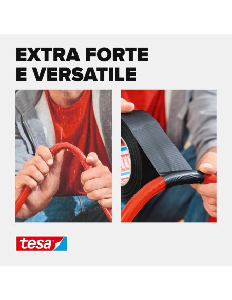TESA Extra Power Universal Nastro Adesivo NERO A Tenuta Extraforte 50 m x 50 mm