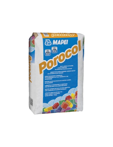 Porocol Mapei 25 kg collante rasante per blocchi in gasbeton