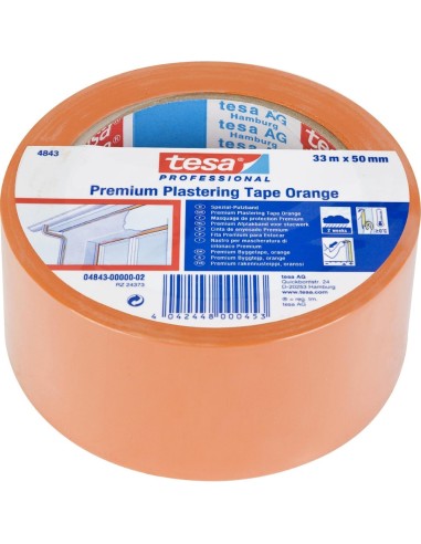 TESA Nastro in PVC Arancio Ad Elevata Adesività 33 m x 50 mm