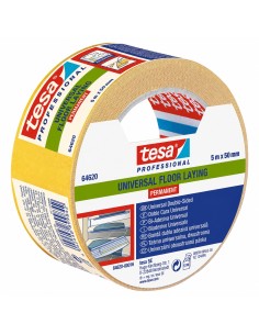 TESA Nastro Biadesivo Universale Bianco Per Pavimenti MU84 5m x 50mm  2