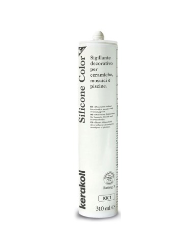 Silicone Sigillante Decorativo Piastrelle Mosaici Giunture Fughe Colorato 310ml 
