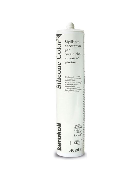 Silicone Sigillante Decorativo Piastrelle Mosaici Giunture Fughe Colorato 310ml 