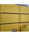 Pannello armatura legno giallo 2,7x50x200 cm