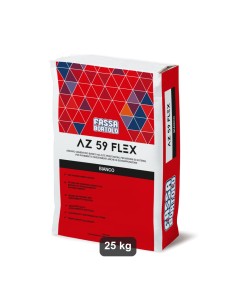 Adesivo piastrelle AZ 59 Flex grigio 25 kg Fassa
