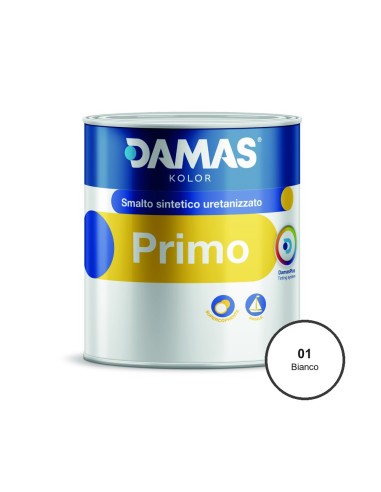 Damas Primo Lucido Smalto Sintetico Uretanizzato Brillante Legno Ferro