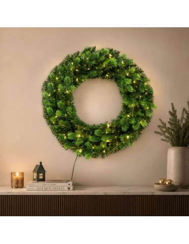 Ghirlanda natalizia con LED Madison 45 cm, 80 LED